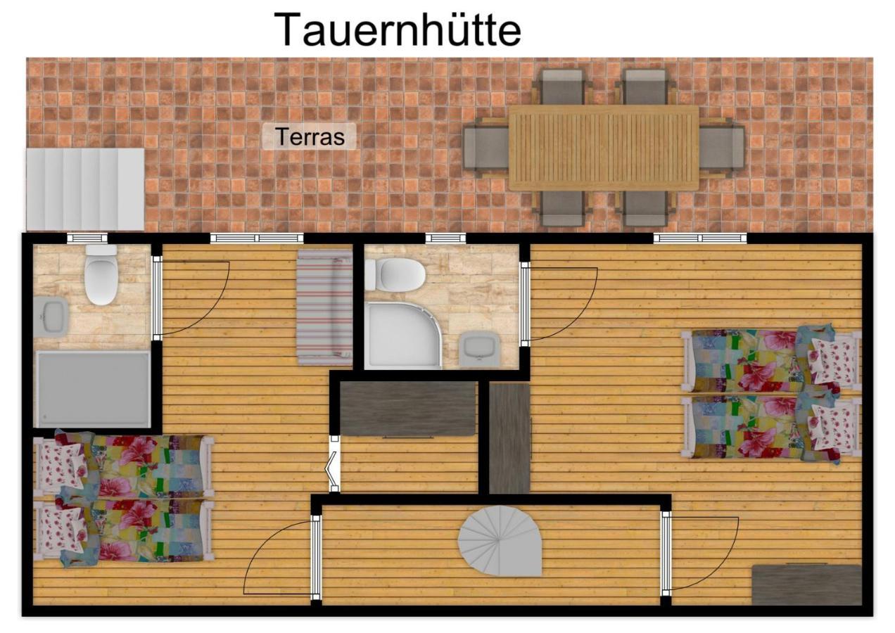 Tauernhuette Villa Piesendorf Dış mekan fotoğraf